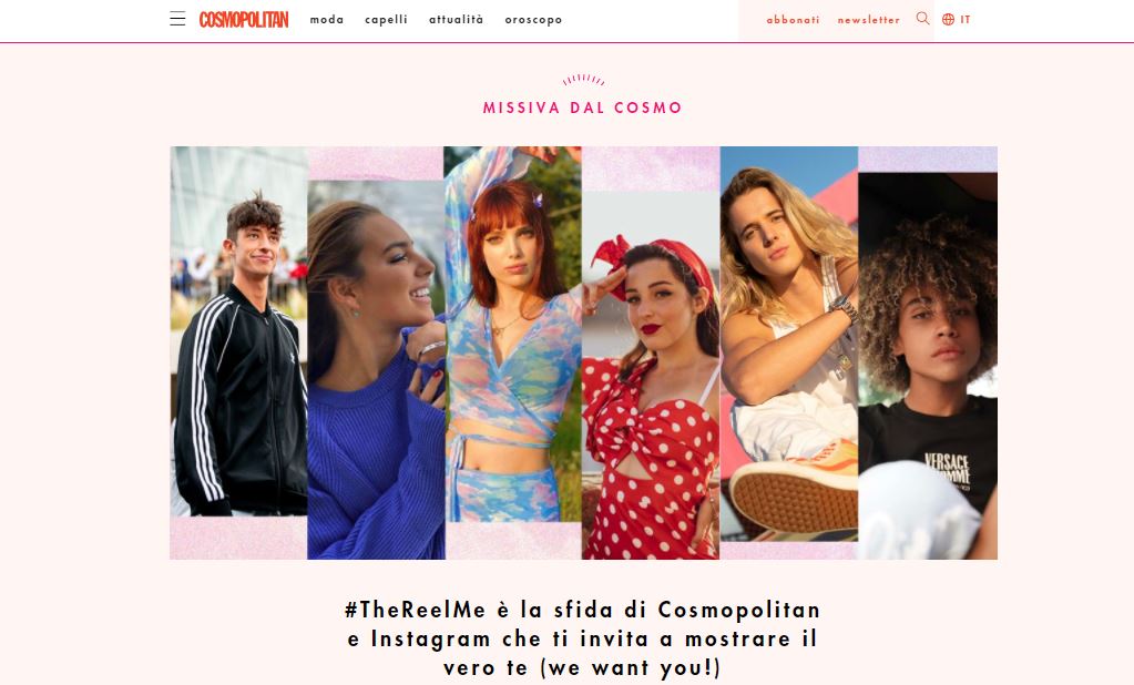 Theoria presenta i risultati della campagna #TheReelMe, ideata e realizzata per Instagram