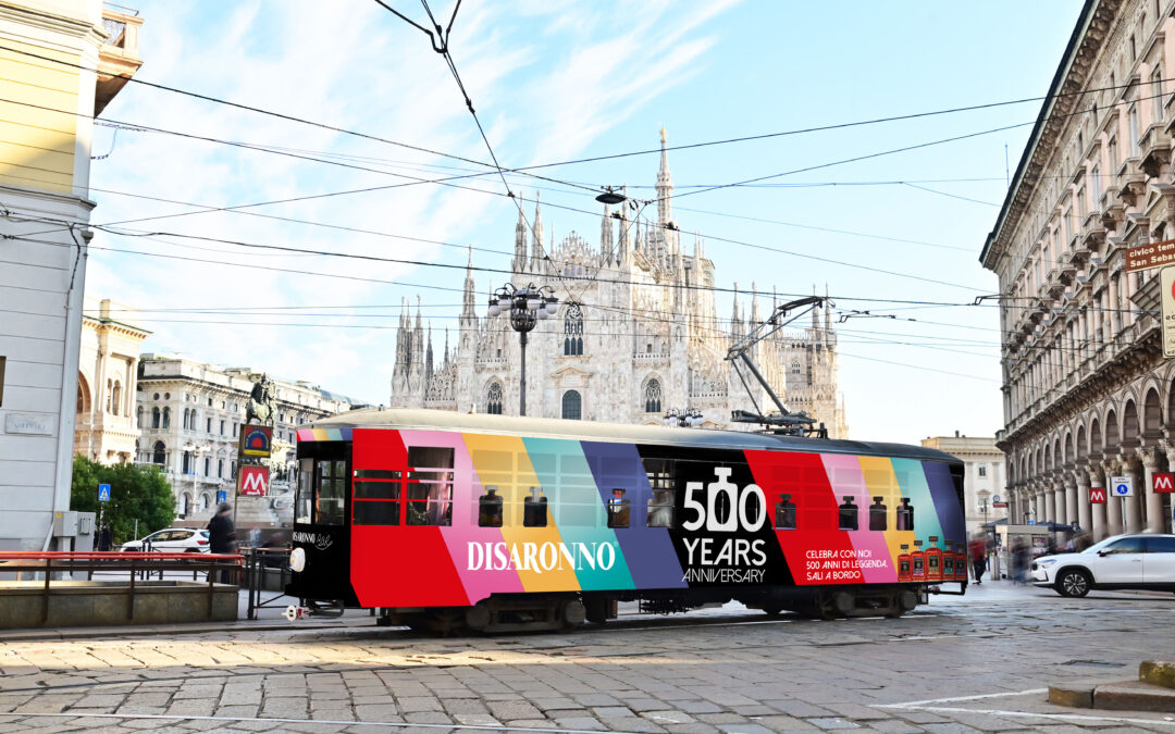 DISARONNO PORTA A MILANO UN TRAM ESPERIENZIALE DEDICATO ALLA DOLCEVITA